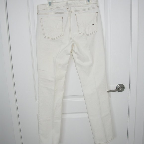 Tommy Hilfliger Cream Coloured Denim Jeans - Picture 7 of 8